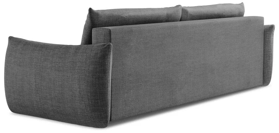 Tmavosivá rozkladacia pohovka 230 cm Leila – Makamii