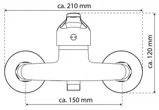 Eisl NI168CR - Sprchová batéria GRANDE VITA CLASSIC lesklý chróm