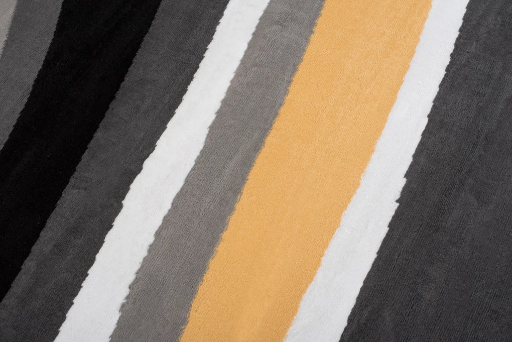 TA Koberec Z895A DARK GRAY MAYA PP EYM Žltý Obdĺžnikový Rozmer: 130x190 cm