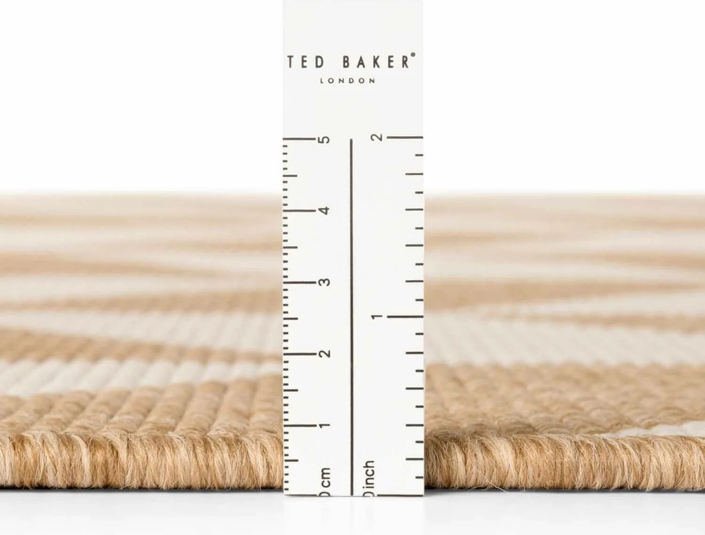 Ted Baker, Kusový koberec Ted Baker Haringey 106379 Natural White, 80x200, béžová, chodba / predsieň