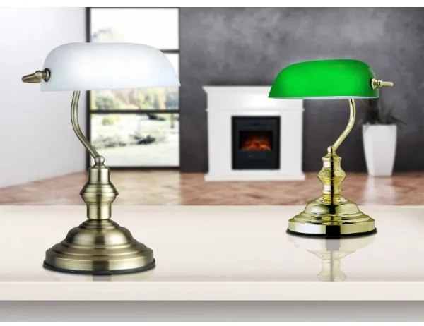 GLOBO 2492 - Stolná lampa ANTIQUE 1xE27/60W/230V
