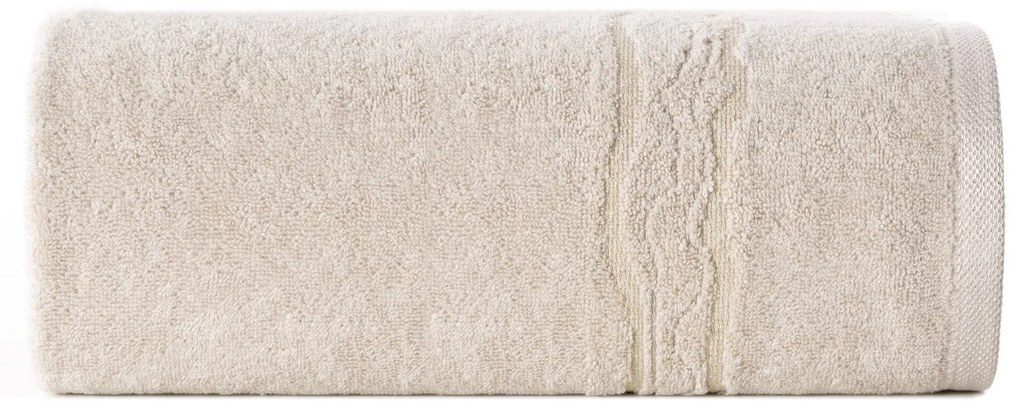 BAVLNENÝ UTERÁK KARIN SADA 6KS 50X90 CM BÉŽOVÁ