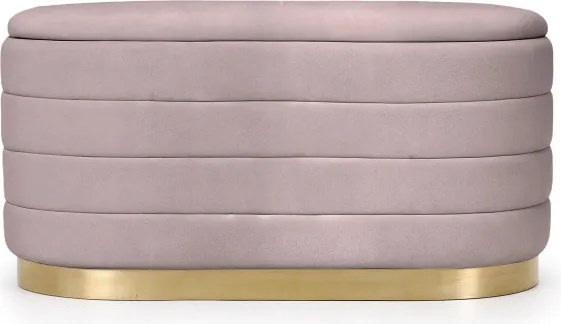 Taburetka BELLA pudrovo ružová