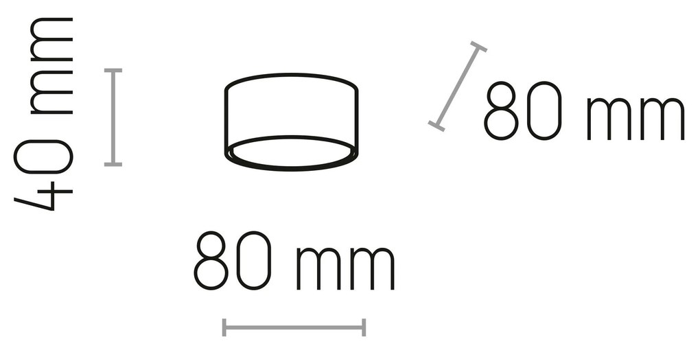 TK-LIGHTING Prisadené stropné bodové osvetlenie DALLAS, 1xGX53, 10W, okrúhle, zlaté