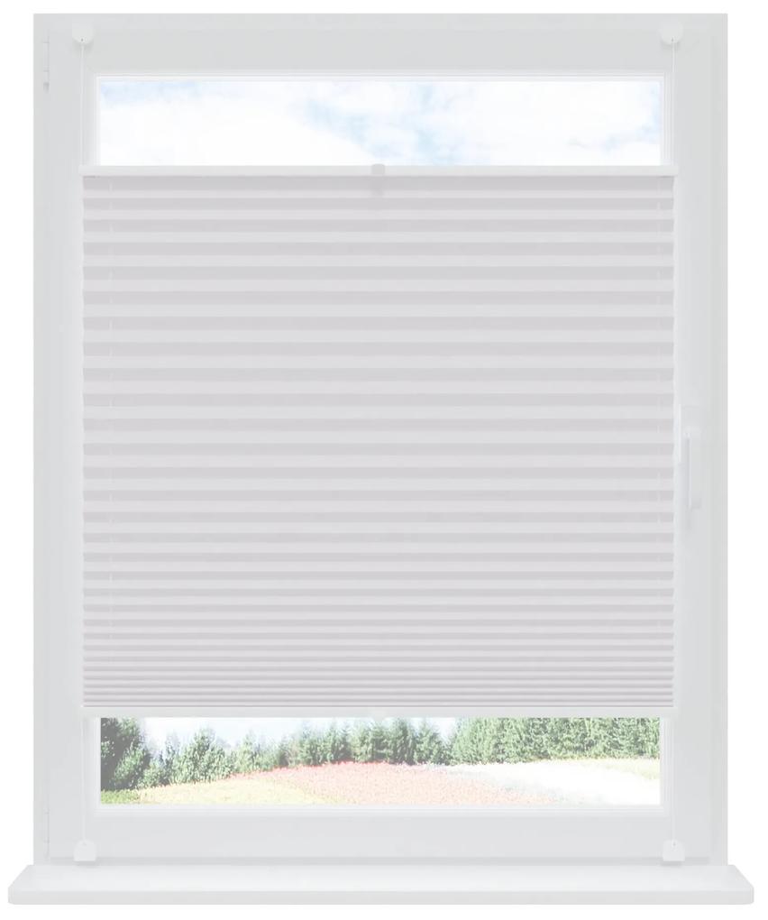 Dekodum Neinvazívna zatemňovacia plisovaná roleta white Šířka (cm): 100
