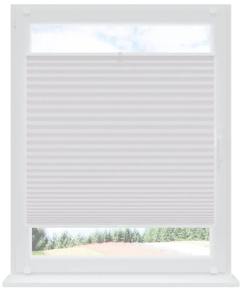 Dekodum Neinvazívna zatemňovacia plisovaná roleta white Šířka (cm): 84