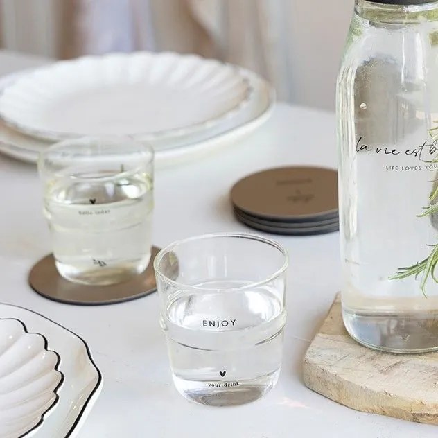Bastion Collections Pohár na vodu Hello/Enjoy 250 ml A