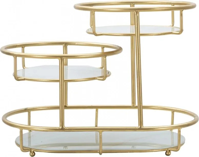 Stojan na kvety zlatý