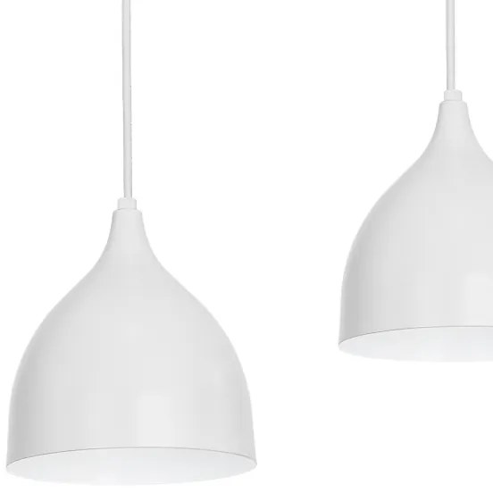 Luster na lanku NOAK 4xE27/15W/230V šedá