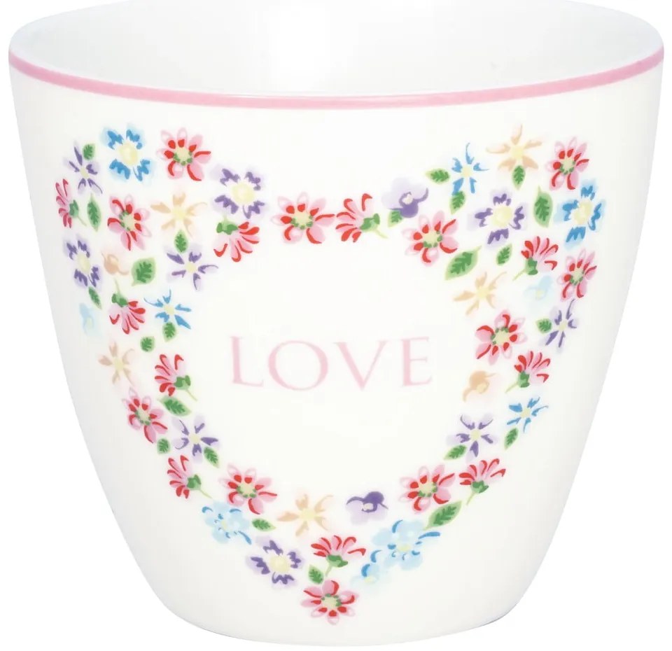 Porcelánová šálka Green Gate Columbine Love, 300 ml