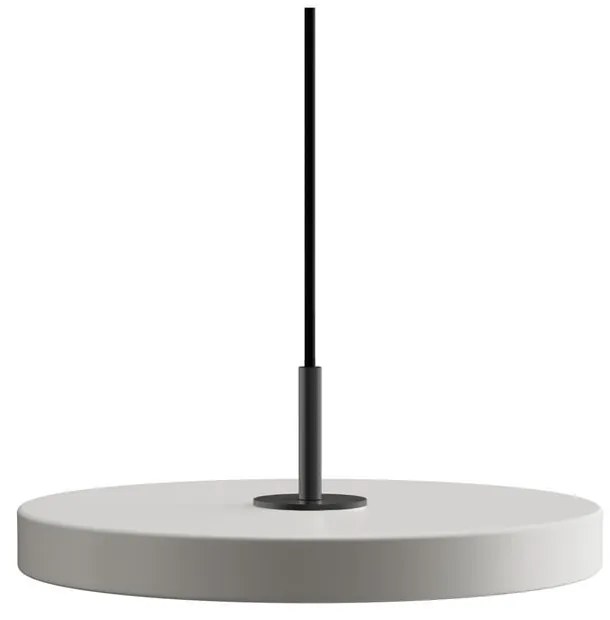 Svetlosivé LED závesné svietidlo s kovovým tienidlom ø 31 cm Asteria Mini – UMAGE