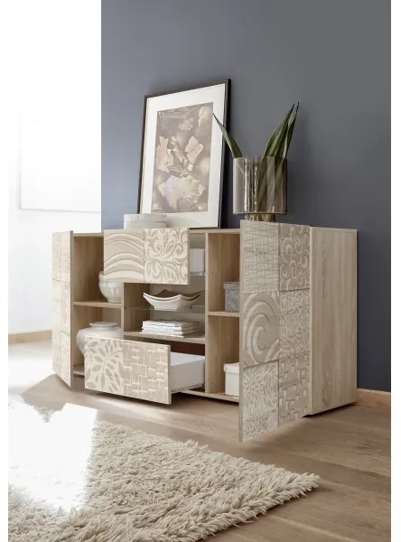 Komoda ARIA v dekore dub Sonoma