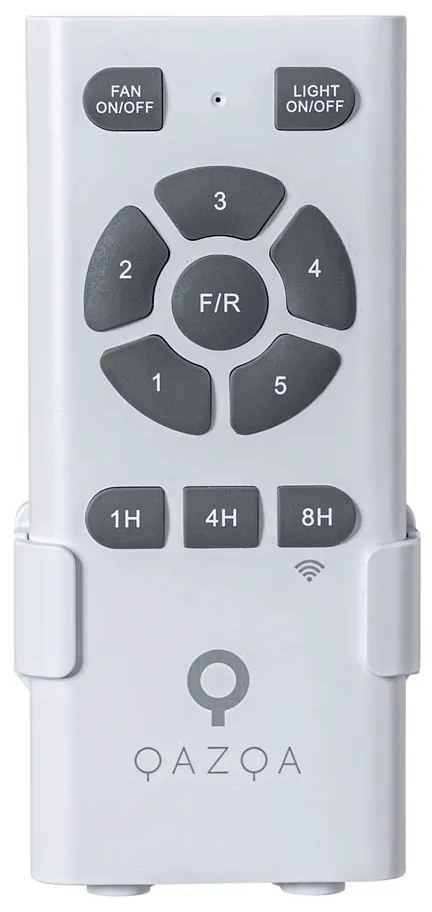 Inteligentný stropný ventilátor biely 132 cm vrátane LED stmievateľného v Kelvinoch s diaľkovým ovládaním - Sofio