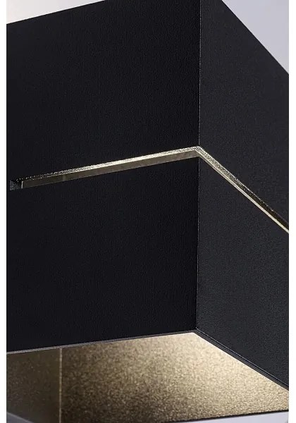 Rabalux 7017 - Nástenné svietidlo KAUNAS 1xG9/10W/230V čierna