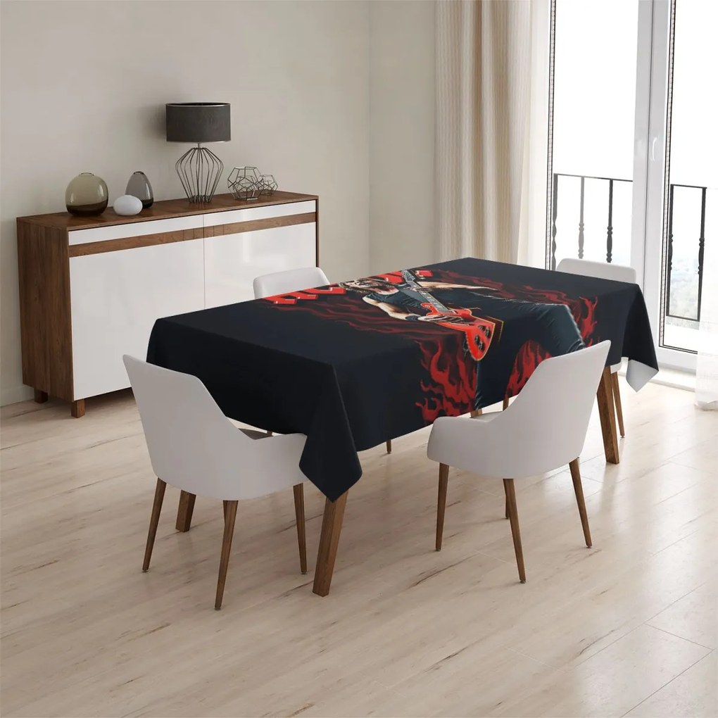 Sablio Obrus ACDC Gitarista - 130x170 cm