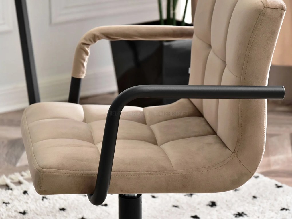 Stolička Elita (béžová + čierna). Akcia -23%. Vlastná spoľahlivá doprava až k Vám domov. 1110022