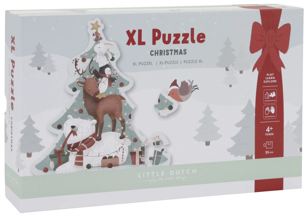 Puzzle vianočné XL