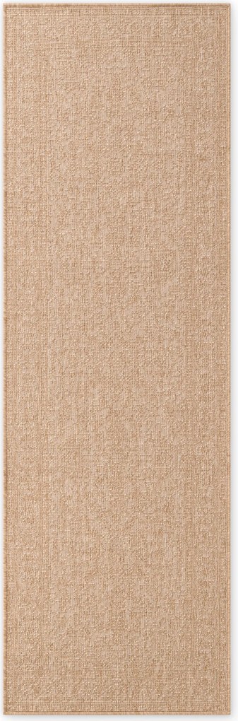 Behúň Duet Kona 106250 Beige/White - na von aj na doma, 80x250, béžová, chodba / predsieň, NORTHRUGS