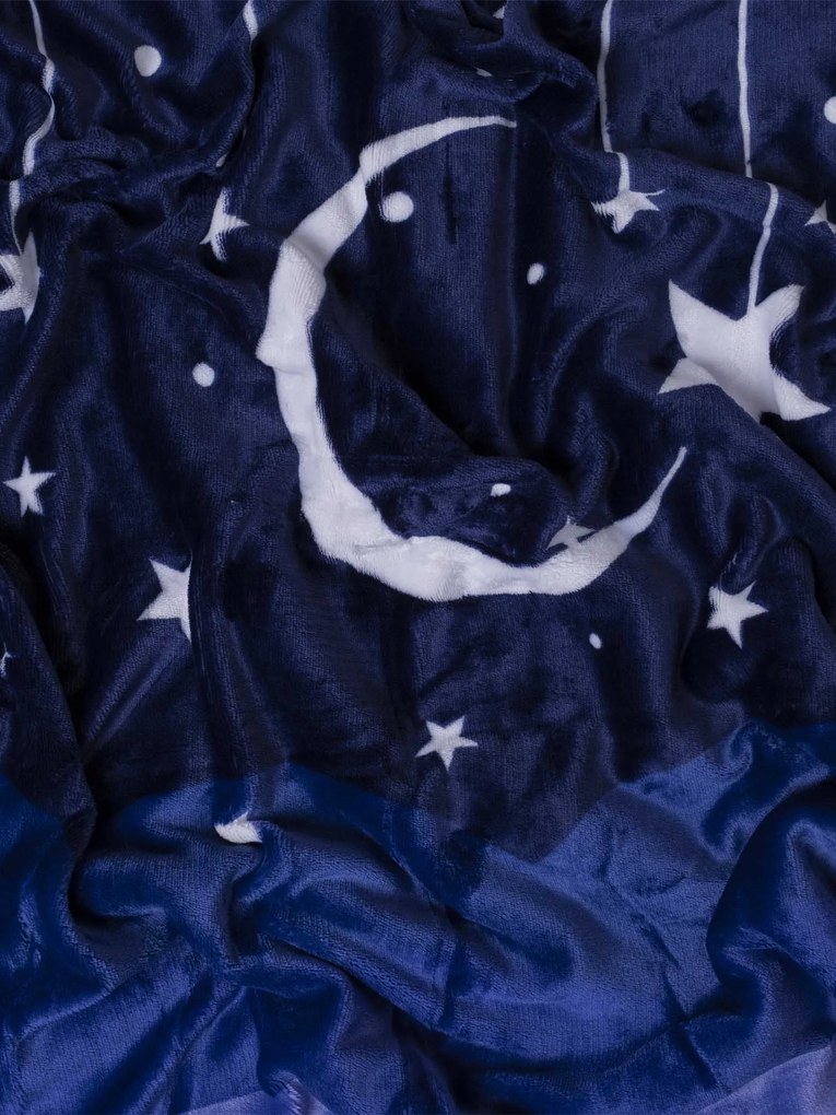 Baránková deka mikroplyš Exclusive 150 × 200 cm – Nočná obloha