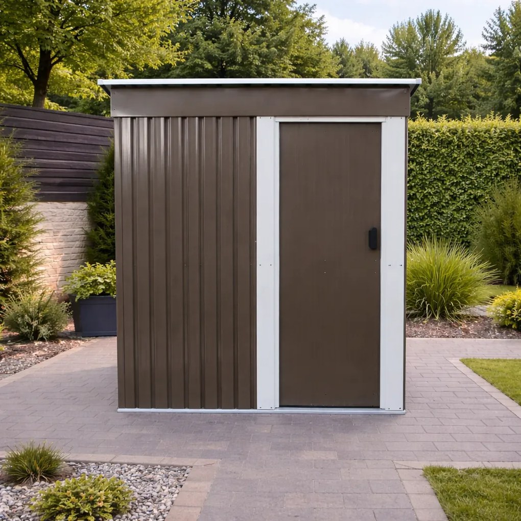 Záhradný domček BestBerg BBSH-305G / 1,4 m² / 162 x 181 x 86 cm / sivá