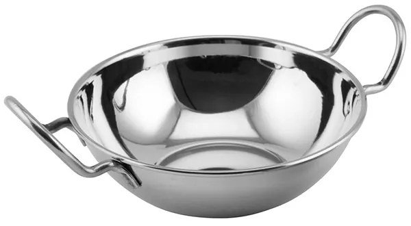 Genware Nerezová misa s držadlami 15 cm