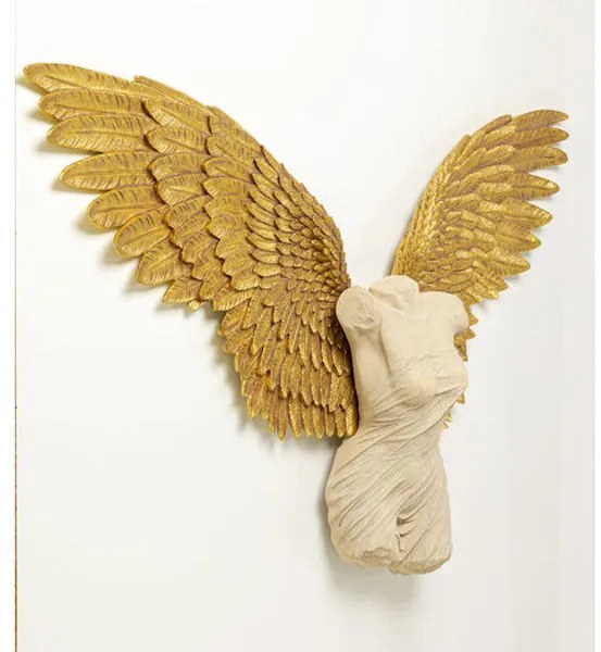 Gela Angel dekorácia bielo-zlatá 203x140 cm