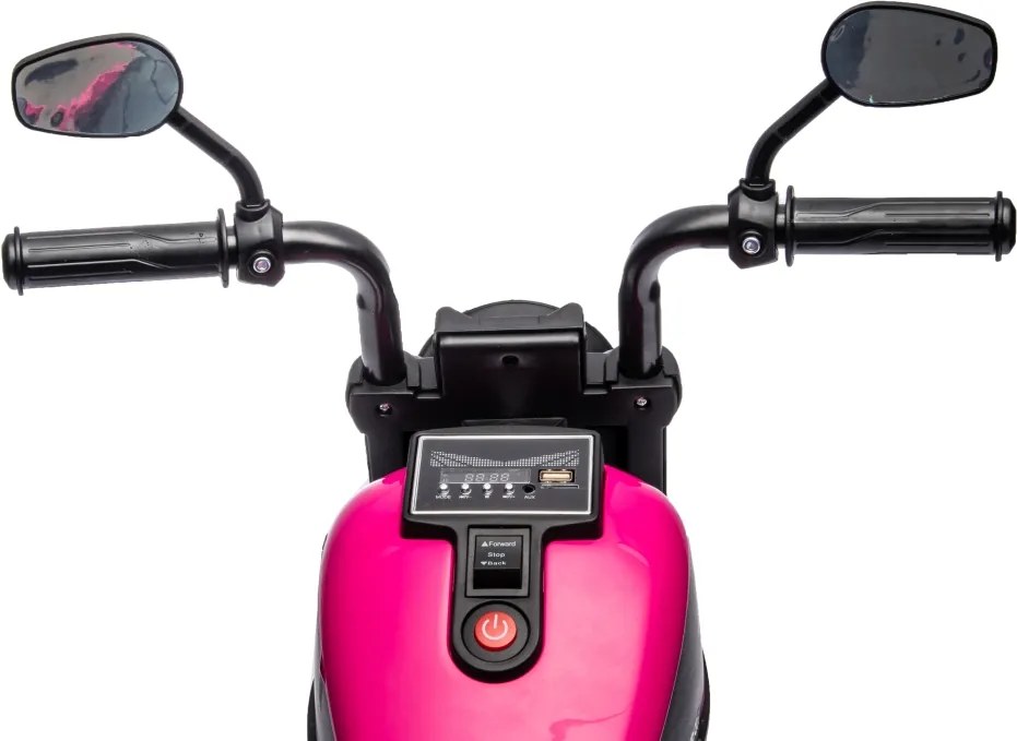 Motorka Chopper FASTER RAMIZ AHL008 - ružová