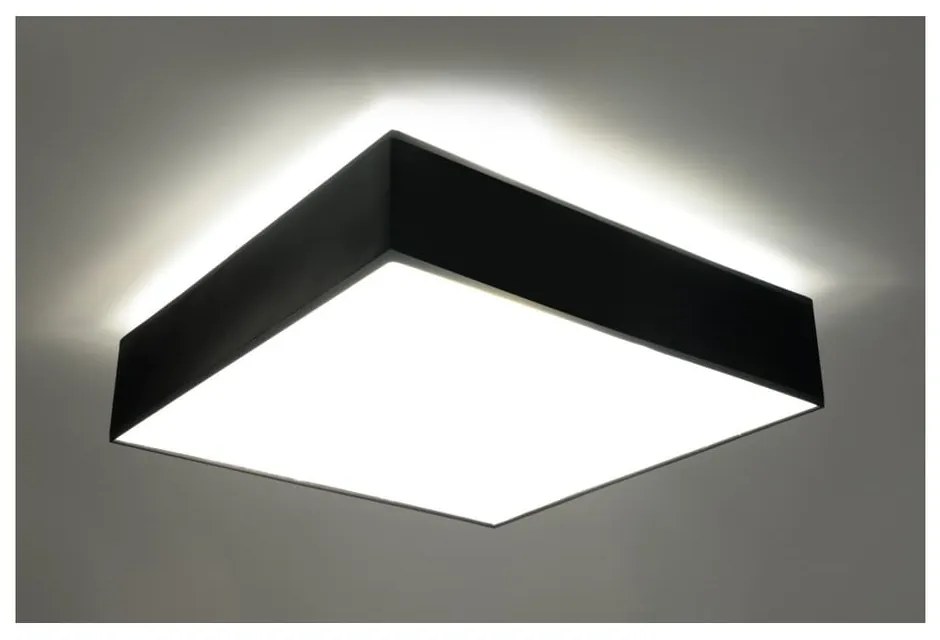 Čierne stropné svietidlo Sollux Mitra Ceiling