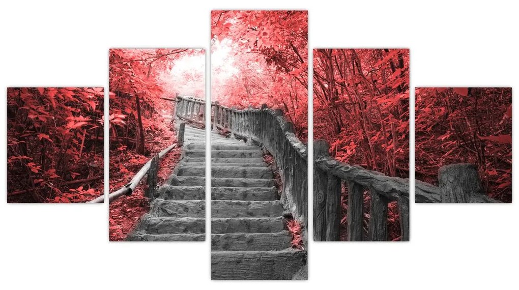 Abstraktný obraz krajiny