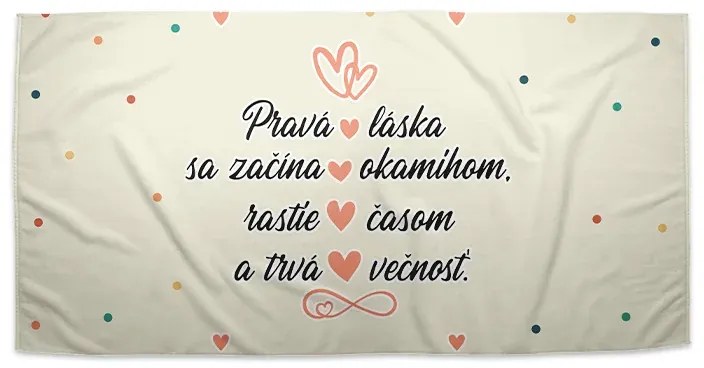 Sablio Uterák Pravá láska - 50x100 cm