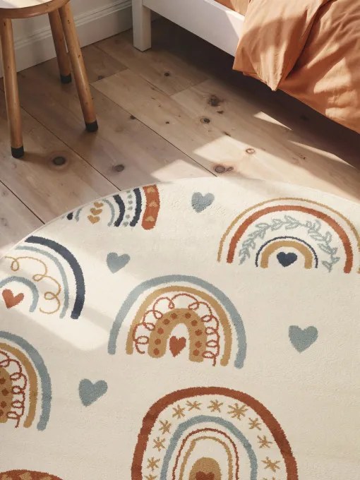 Koberec Hanse Home ADVENTURES BOWIE krémový kruh