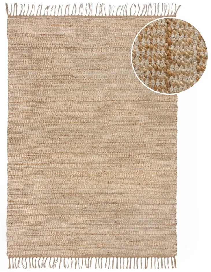 Koberec v prírodnej farbe 80x150 cm Levi - Flair Rugs