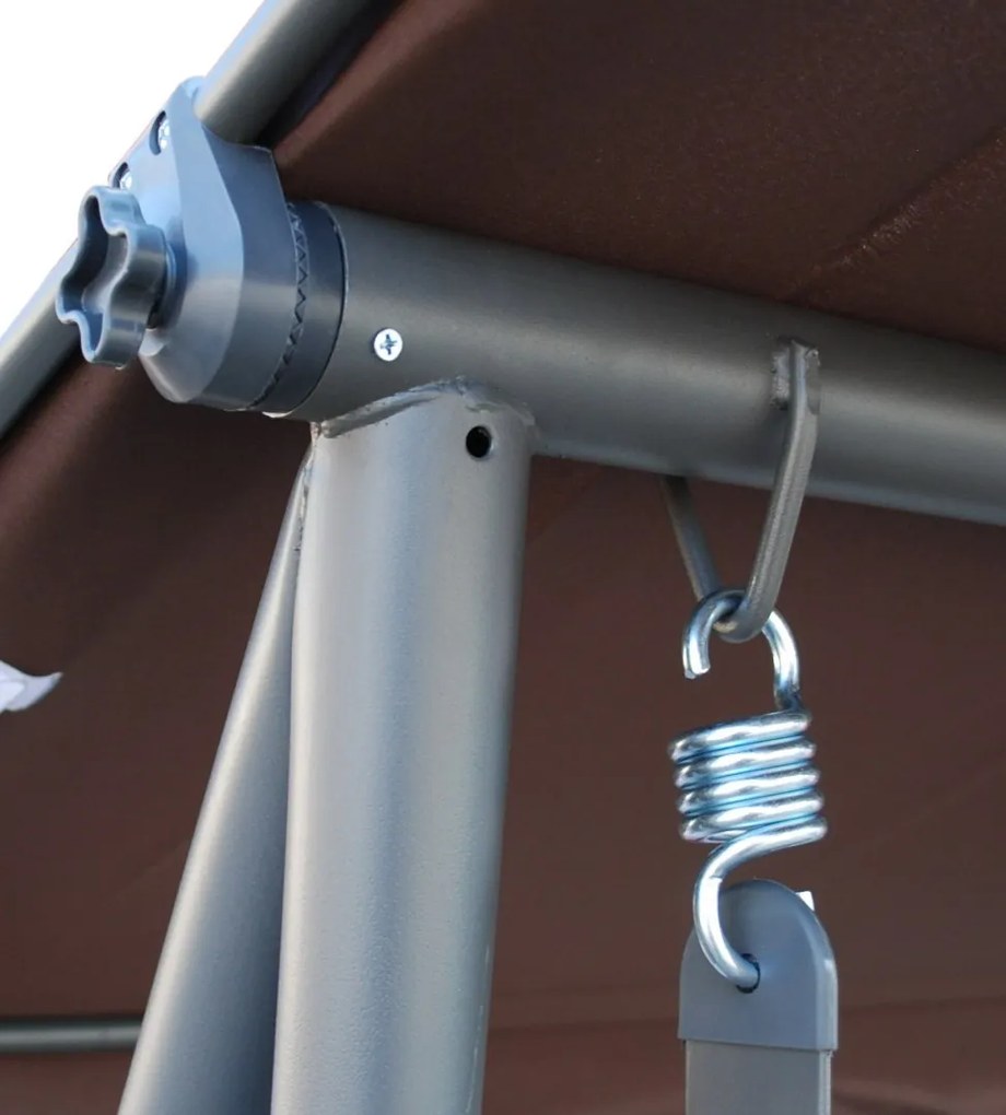 Rodinná záhradná hojdačka so zeleným vzorom 8011.PAT.ZIE