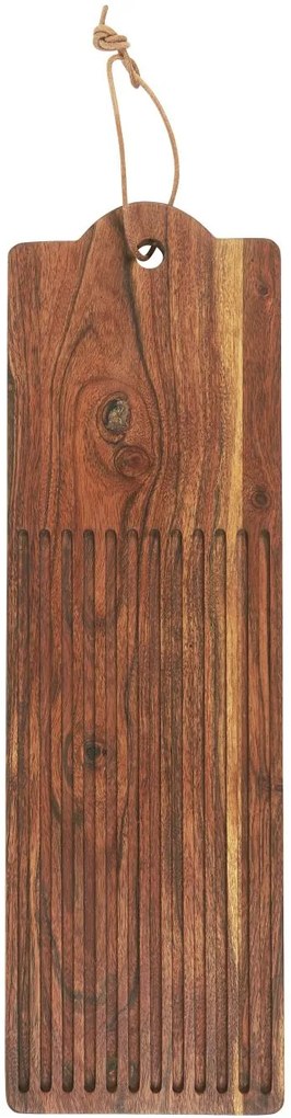 IB Laursen Drevená doska s drážkami OILED ACACIA WOOD 48x15cm