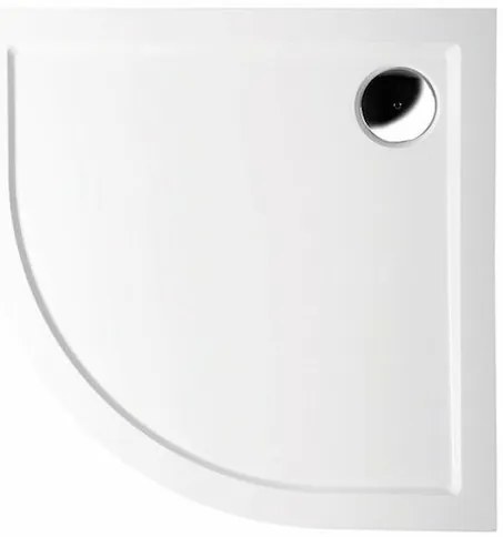 Sprchová vanička štvrťkruhová Polysan 100x100 cm liaty mramor 62511