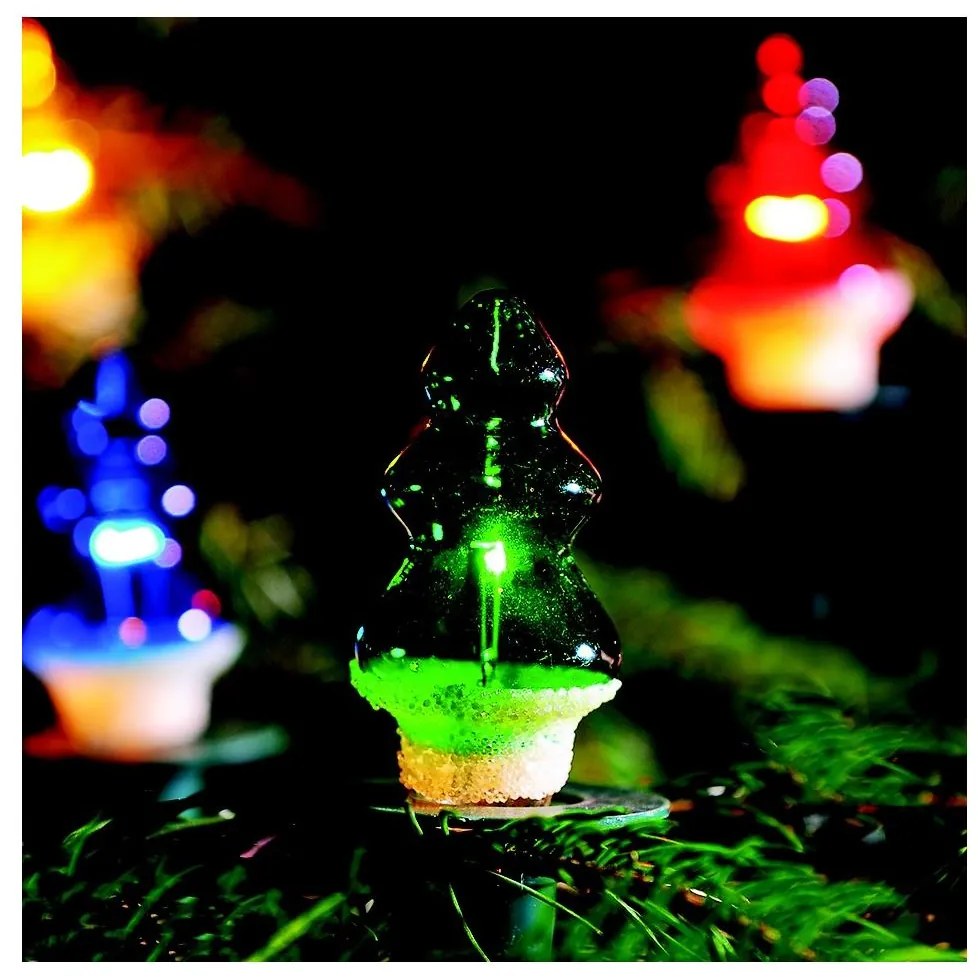 Vianočná reťaz TREE 12xE10 10,7m multicolor