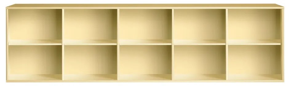 Svetložltá závesná knižnica 220x61 cm Mistral – Hammel Furniture