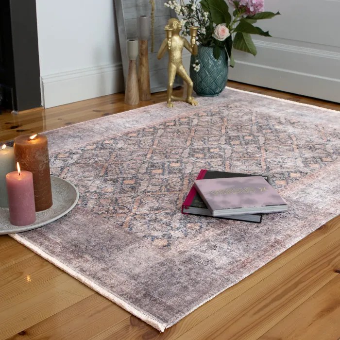 Kusový koberec My Maurea 780 navy – na von aj na doma, 240x340, hnedá, chodba / predsieň, Obsession