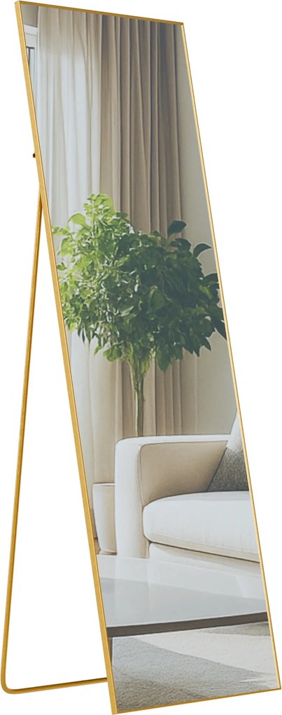 Zrkadlo Benicia 150x50 cm - zlaté lesklé