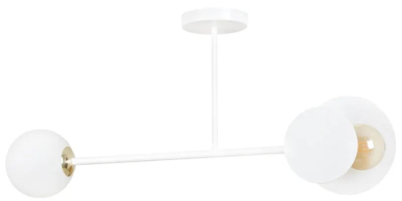 MINERVA 2 | dizajnová stropná lampa Farba: Biela
