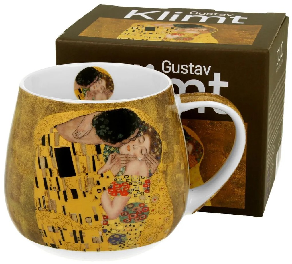 Porcelánový hrnček Klimt The Kiss 430 ml