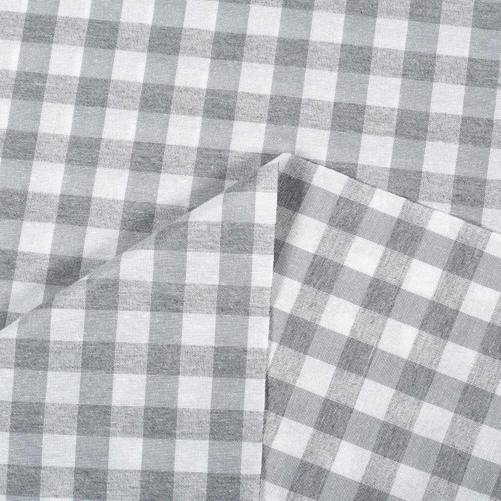 Biante Dekoračný behúň na stôl Rebeka RE-019 Sivo-biela kocka stredná 20x180 cm