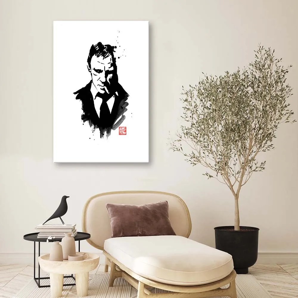 Gario Obraz na plátne James Bond Daniel Craig - Péchane Rozmery: 70 x 100 cm