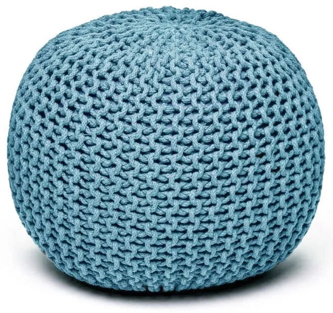 Tyrkysovomodrý sedací puf Bonami Essentials Jagger