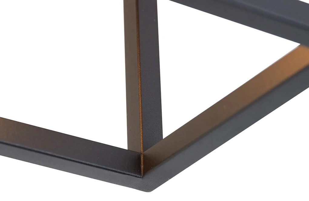 Inteligentné stropné svietidlo čierne 99,5 cm vrátane 4 Wifi A60 - Cage