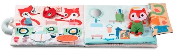 Lilliputiens - Textilná knižka Dobré ráno líška Alice