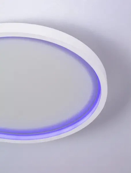 Moderné stropné svietidlo Chet RGB 39 s diaľkovým ovládaním