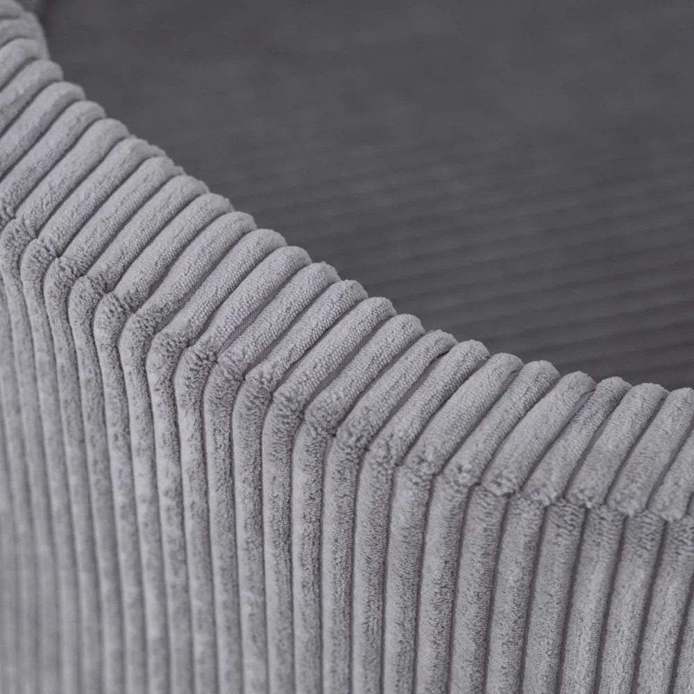 Suchý bazén pre deti menčestrový 90 x 30 + 200 loptičiek - svetlo šedá