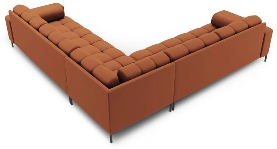 Rohová variabilná pohovka v tehlovej farbe Bali – Cosmopolitan Design