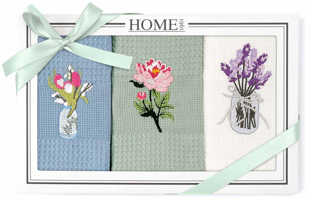 KUCHYNSKÉ UTIERKY HOME5 SADA 3 KS 50X70 CM VZOROVANÉ